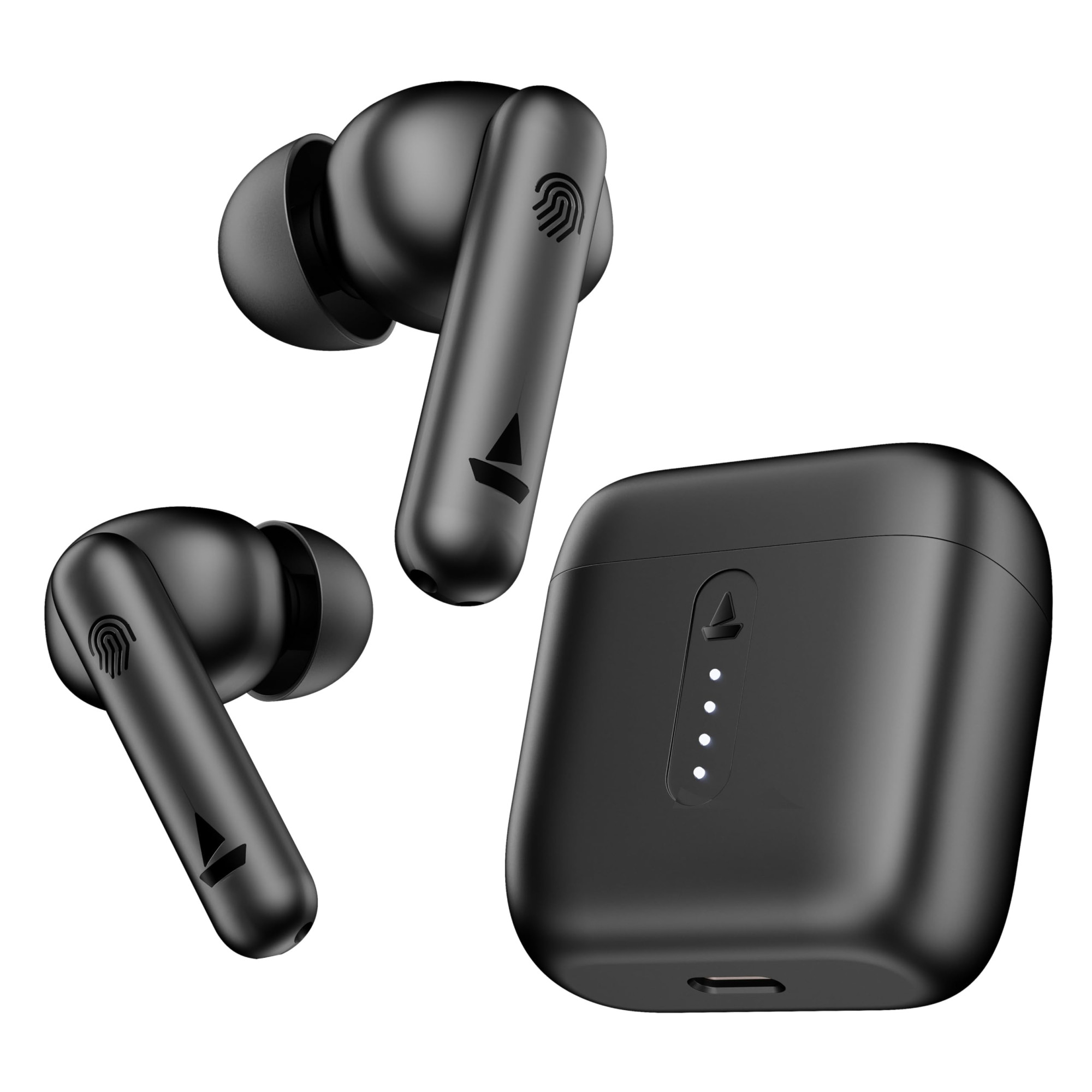 boAt Airdopes 141  Airdopes 148 Low Latency ENx Tech 42HRS Battery Fast Charge IWP IPX4 v51 Bluetooth Earbuds TWS Ear Buds Wireless Earphones with mic Bold Black