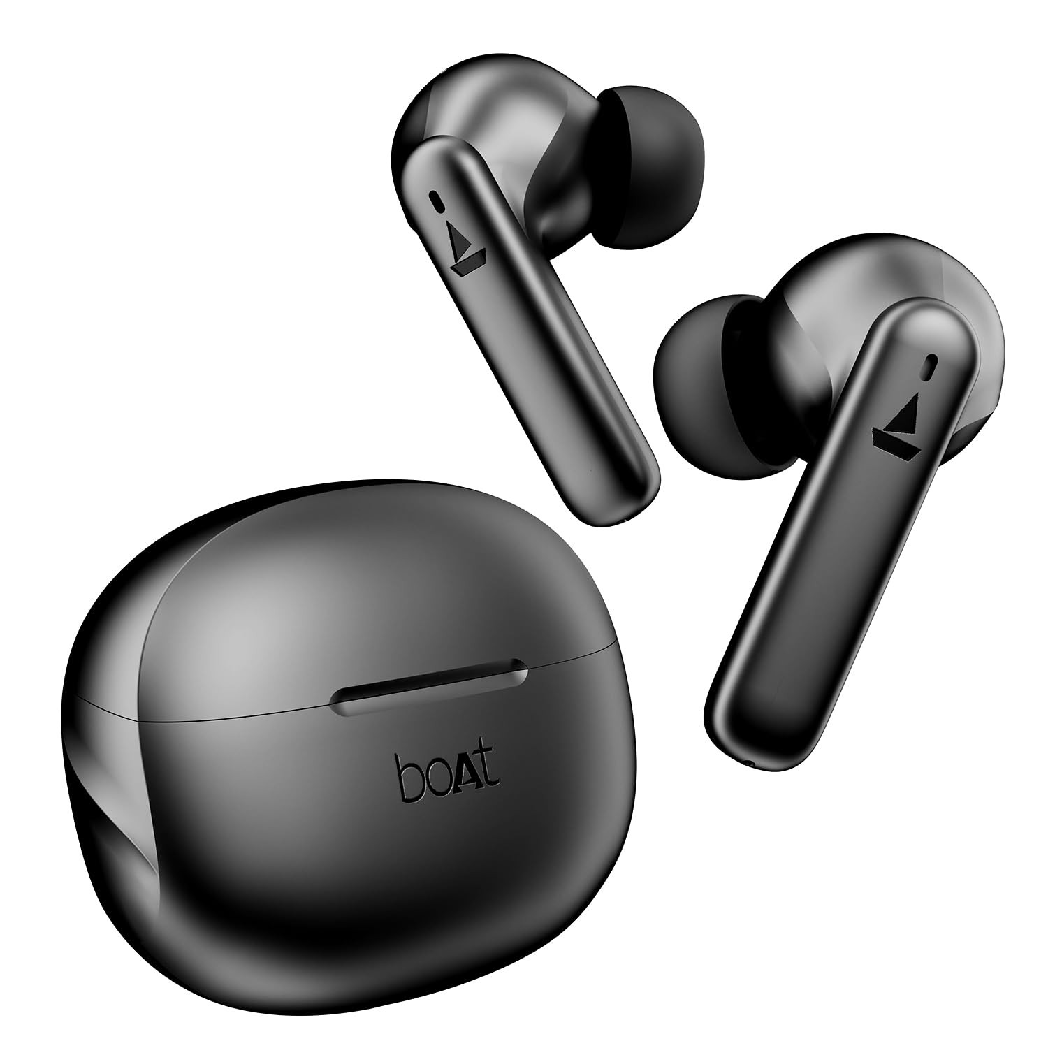 boAt Airdopes 170 TWS in Ear Earbuds with 50H Playtime Quad Mics Enx Tech Low Latency Mode 13Mm Drivers ASAP Charge Ipx4 Iwp Touch Controls  Bt V53Classic Black