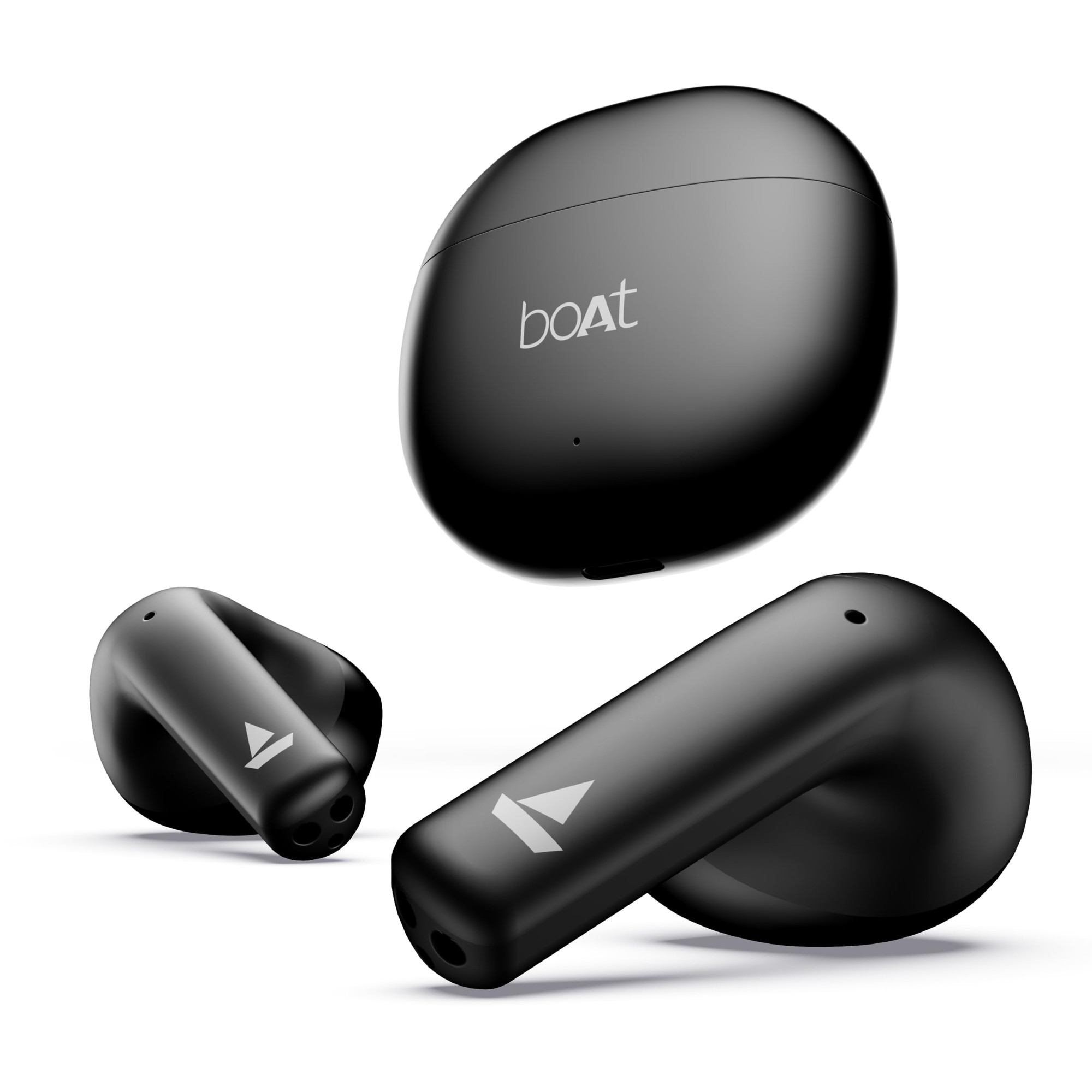 boAt Airdopes Atom 81 Truly Wireless in Ear True Wireless Earbuds WUpto 50H Playtime Quad Mics Enx Tech 13MM DriversSuper Low Latency50Ms ASAP Charge BT V53Opal Black