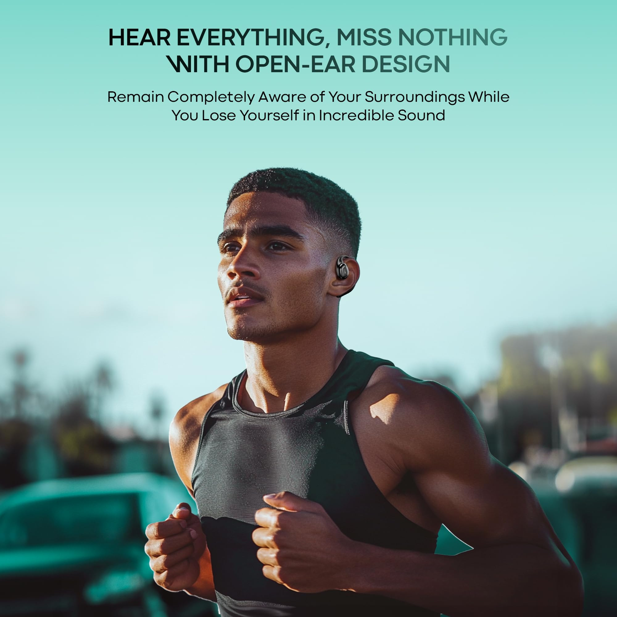 boAt Airdopes Progear Open-Ear Ear Buds for Outdoor Sports WAir Conduction Techin Ear4 Mics WAi-Enx 100Hrs Playback15Mm Drivers Secure FitBeast Mode W 40Ms Latency ASAP ChargeActive Black