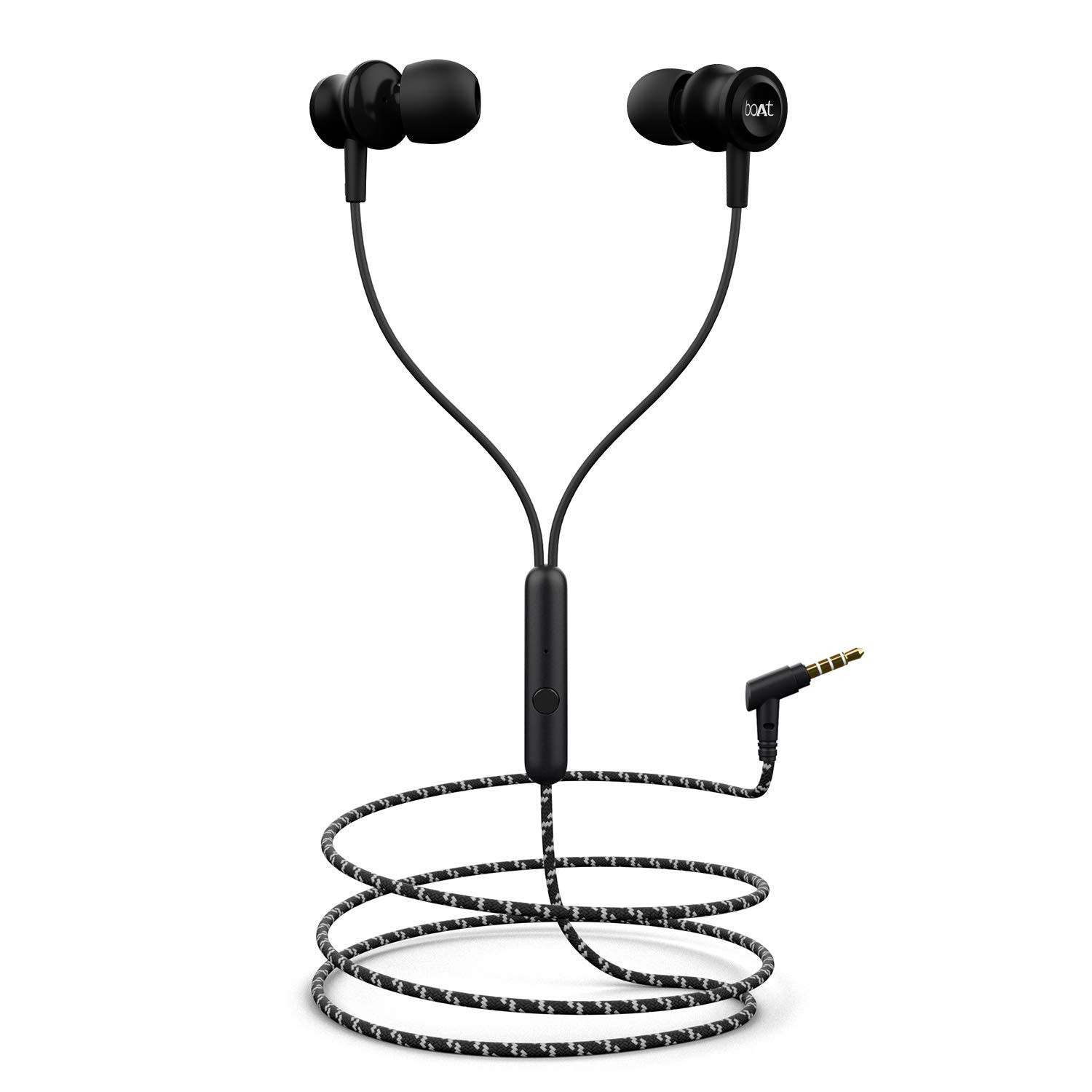 boAt Bassheads 152 in Ear Wired Earphones with MicActive Black