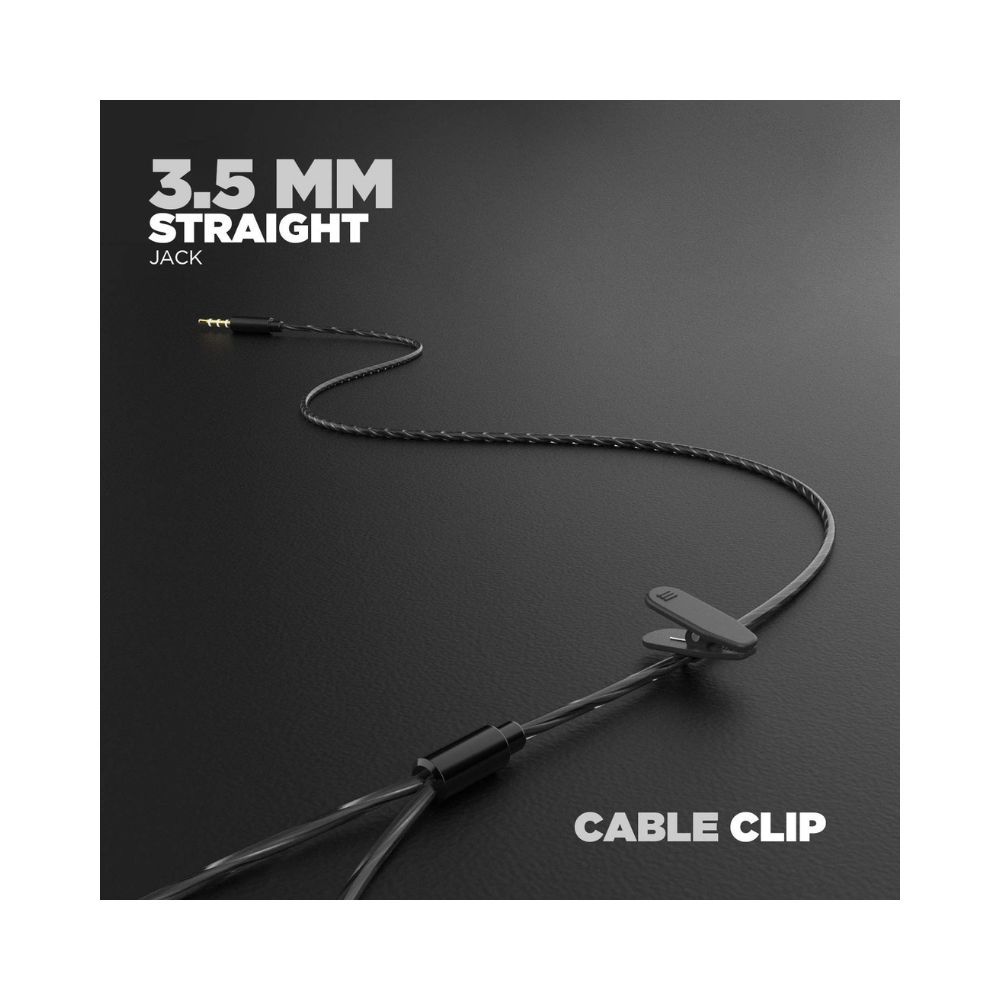 boAt Bassheads 242 in Ear Wired Earphones with Mic(Active Black)