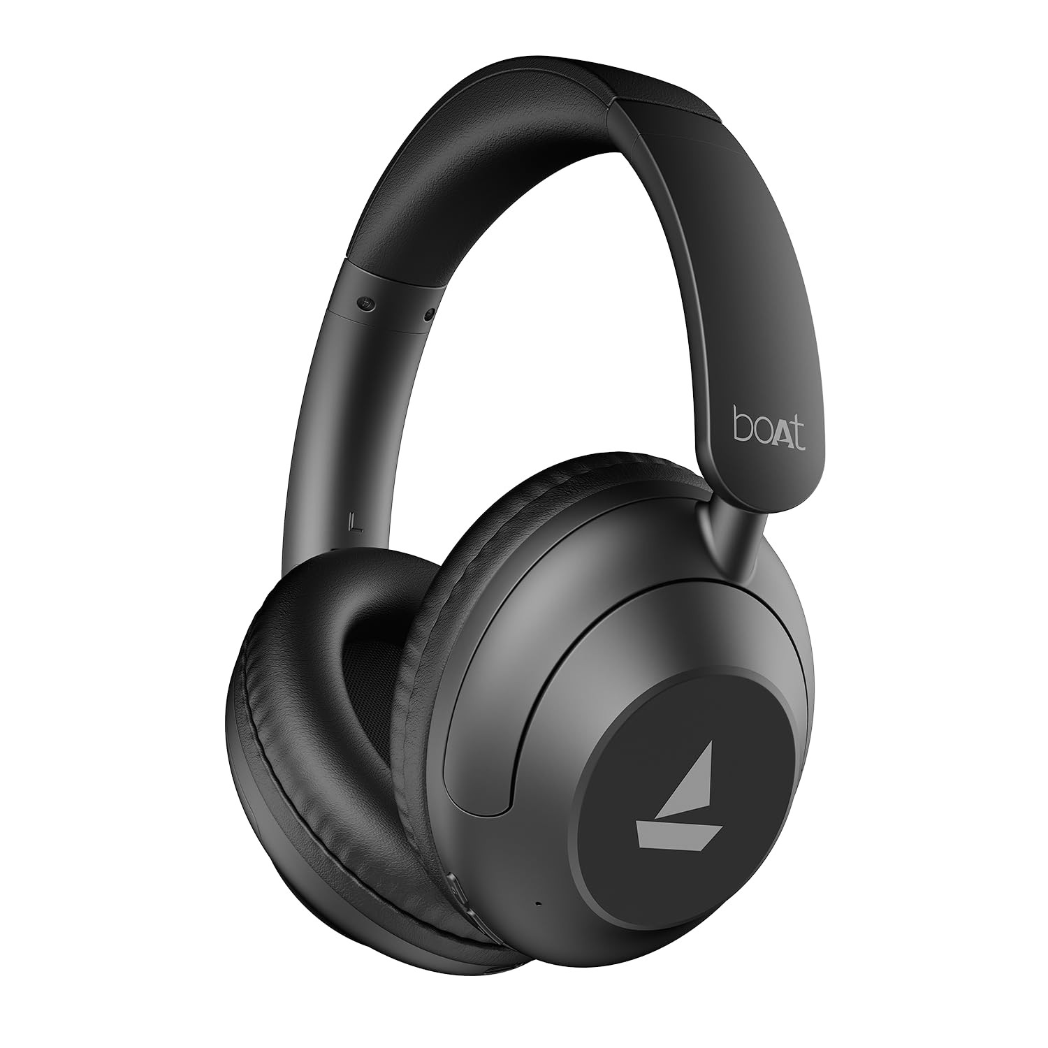 boAt New Launch Rockerz 650 Pro TouchSwipe Controls Dolby Audio 80Hrs Battery 2Mics ENx Fast Charge App Support Dual Pair Bluetooth Over Ear Headphones with Mic Iris Black