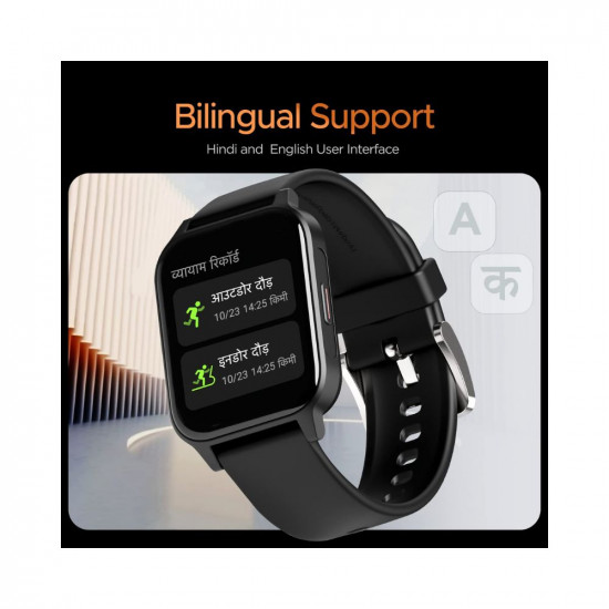 boAt Newly Launched Xtend Call Plus Smart Watch  (Active Black)