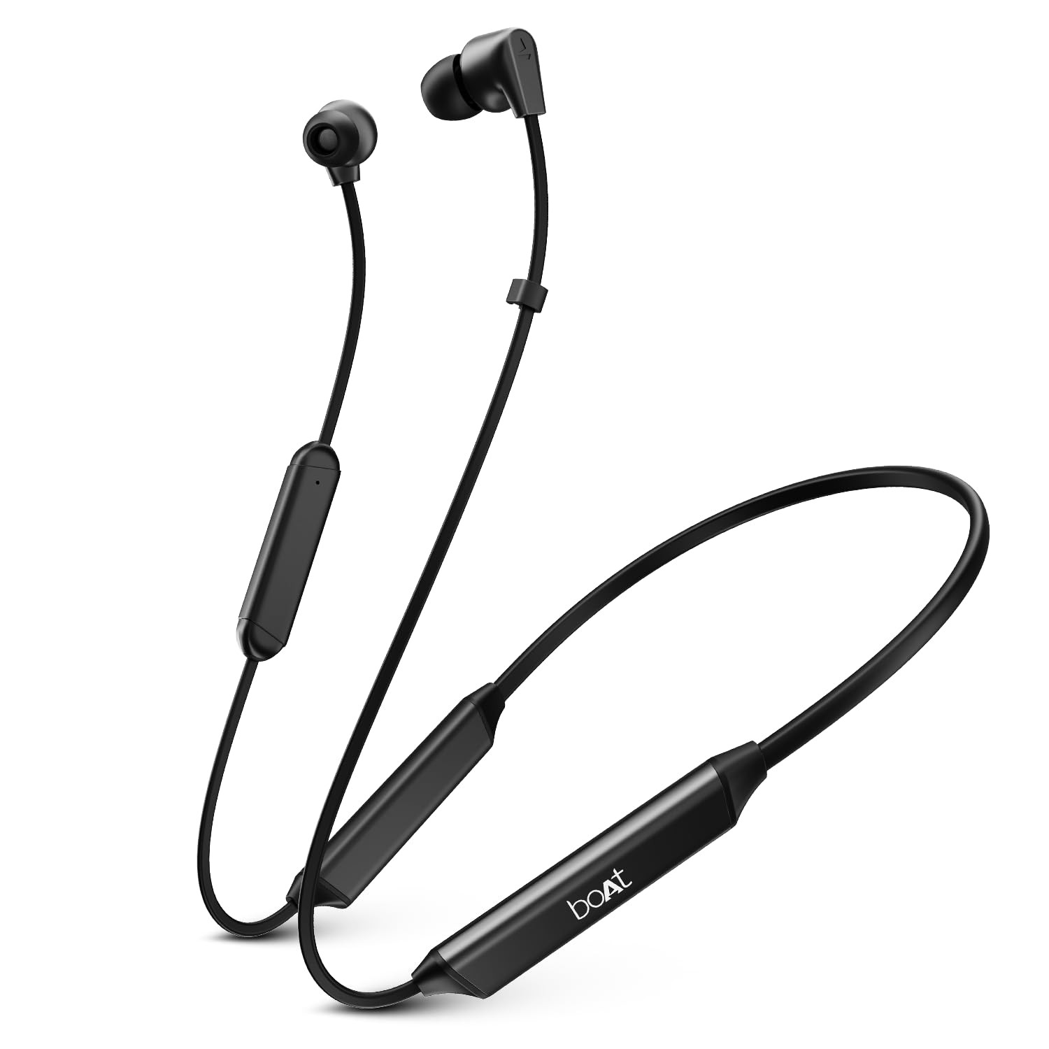 boAt Rockerz 150 Pro Bluetooth Neckband in Ear Earphones w 150hrs Playback Dual EQ Modes Crystal Bionic Sound by HiFi DSP 5 AI-ENx Technology Dual PairingBeast ModeASAP ChargeBlack