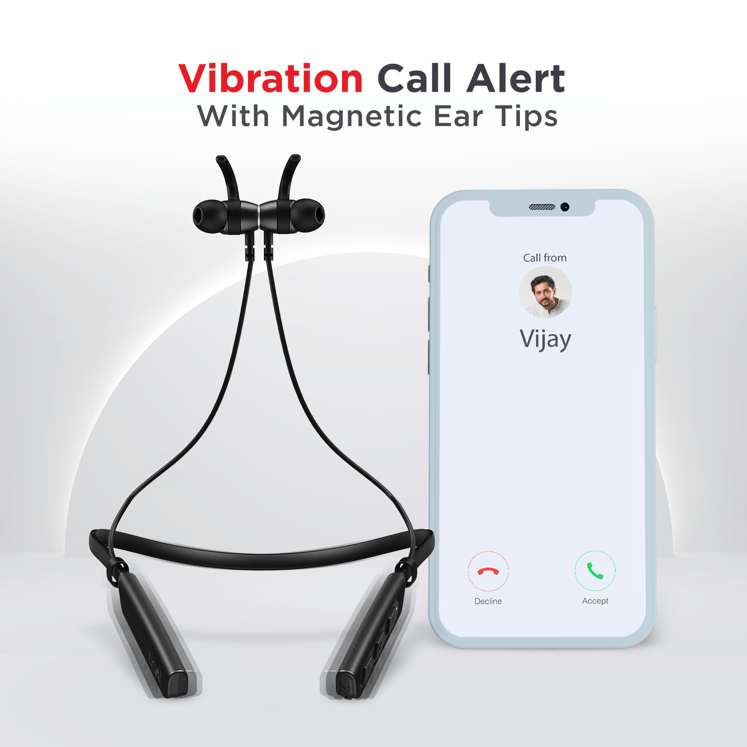 boAt Rockerz 235 Pro Wireless Bluetooth Neckband in Ear Earphone Upto 20 hrs of Playtime Beast Mode Low Latency IPX5 Water  Sweat Resistance ENx Technology Bluetooth v52Active Black