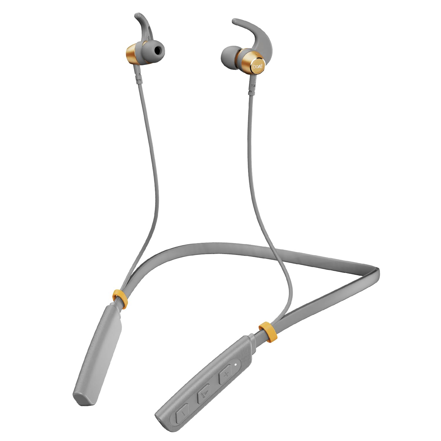 Boat Rockerz 235 Pro Wireless Bluetooth Neckband in Ear Earphone Upto 20 hrs of Playtime Beast Mode Low Latency IPX5 Water  Sweat Resistance ENx Technology Bluetooth v52Ash Grey