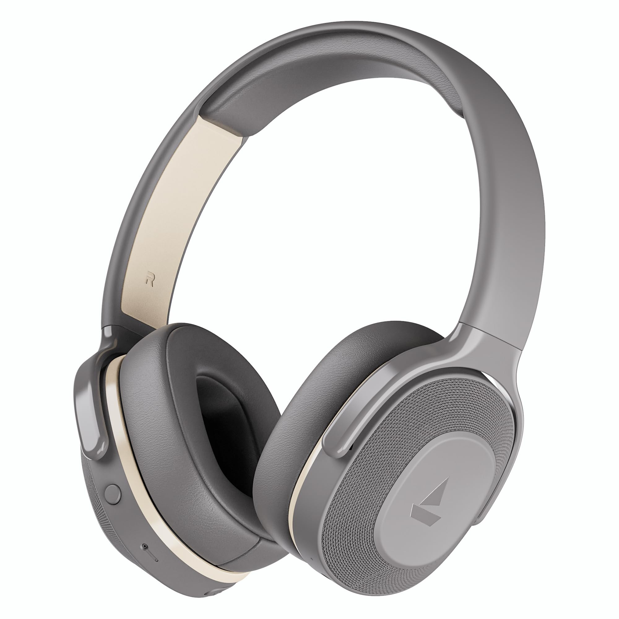boAt Rockerz 413 2025 Launch 60Hrs Battery 40mm Drivers Dual Pair ENx Tech Low Latency Integrated Controls Bluetooth Headphones Wireless Headphone with Mic Ash Grey
