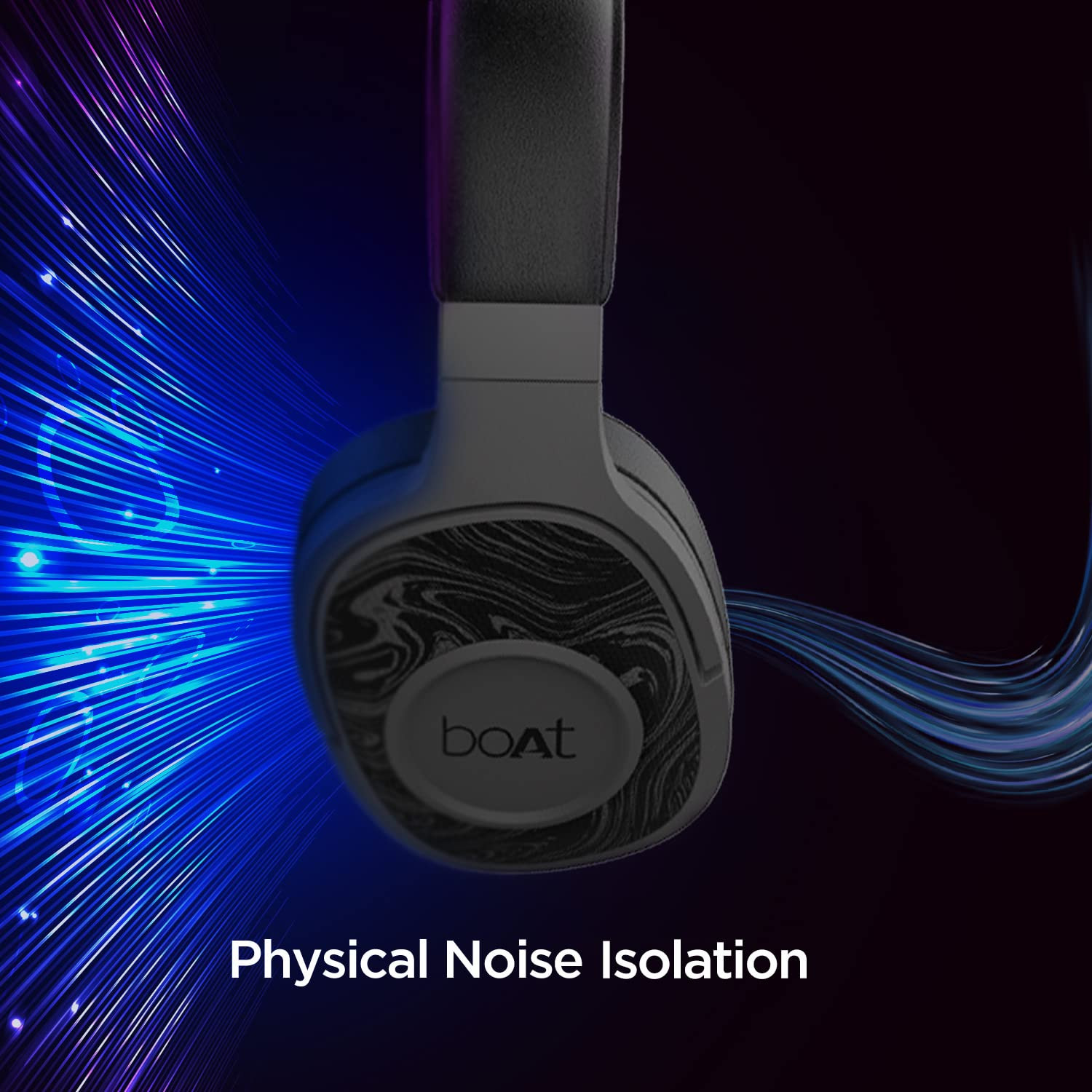 boAt Rockerz 550Rockerz 558 Over Ear Bluetooth Headphones with Upto 20 Hours Playback 50MM Drivers Soft Padded Ear Cushions and Physical Noise IsolationBlack
