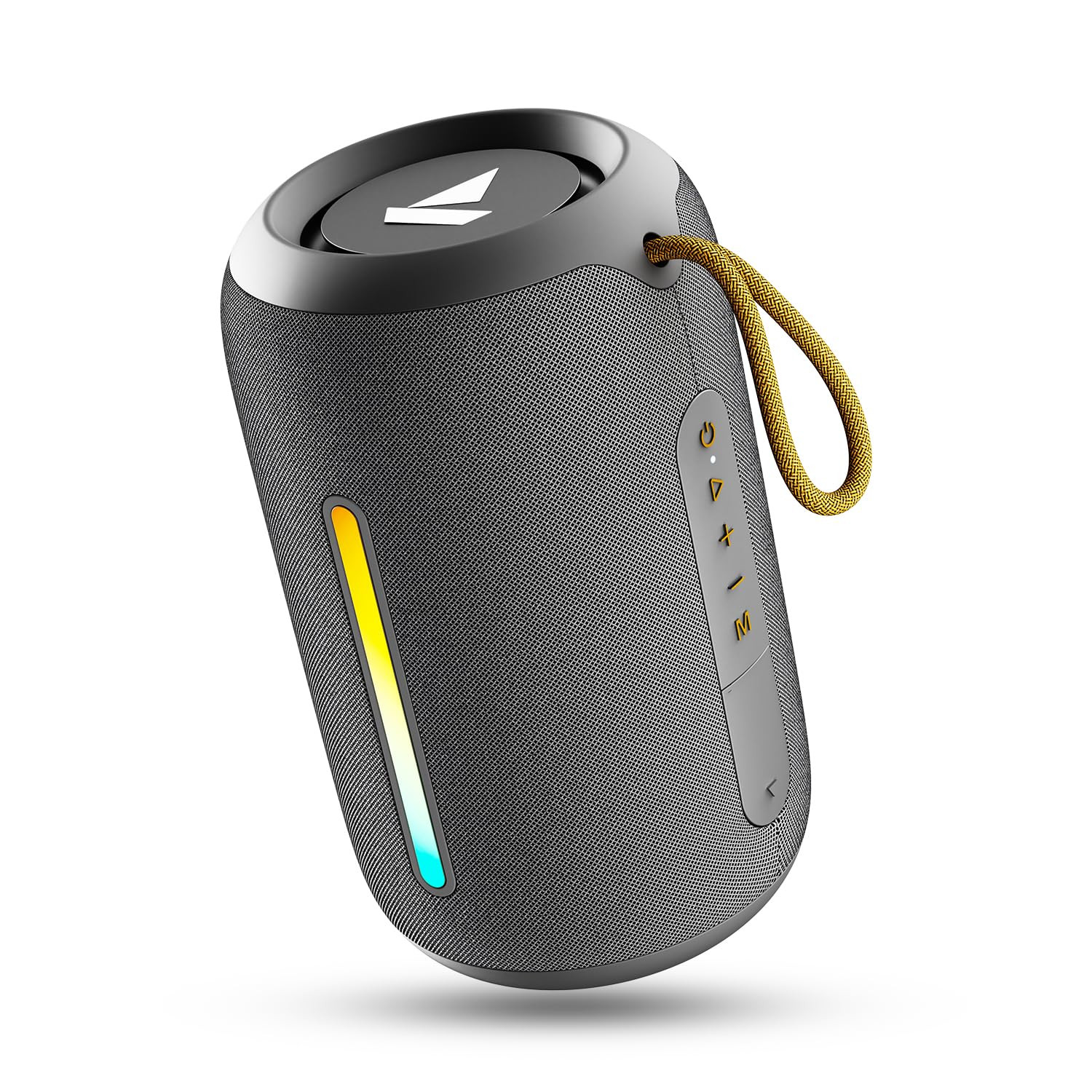 boAt Stone 352 Pro w 14W Signature Sound Up to 12 Hours Playback RGB LEDs TWS Feature Built-in Mic BTv53 AUX Port IPX5  Type-C Interface Bluetooth SpeakerGroovy Grey