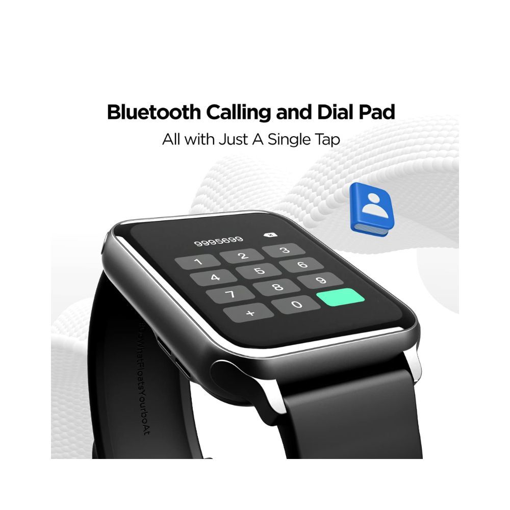 boAt Wave Call Smart Watch, Smart Talk with Advanced Dedicated Bluetooth Calling Chip, 1.69 HD Display with 550 NITS