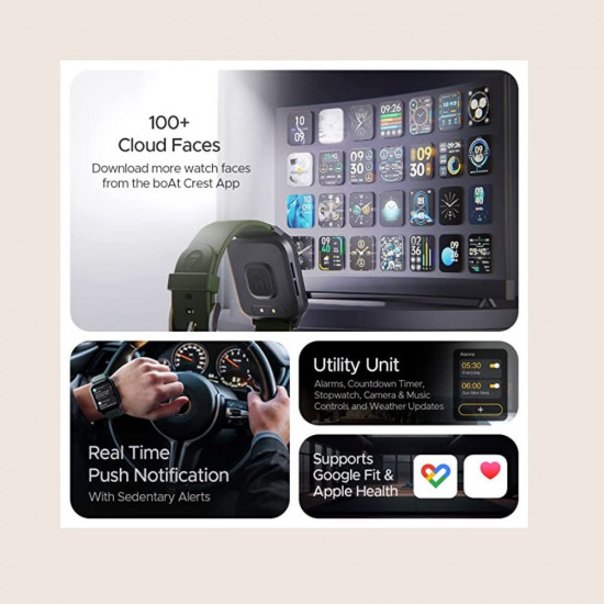 boAt Xtend Call Plus Smart Watch with 1.91