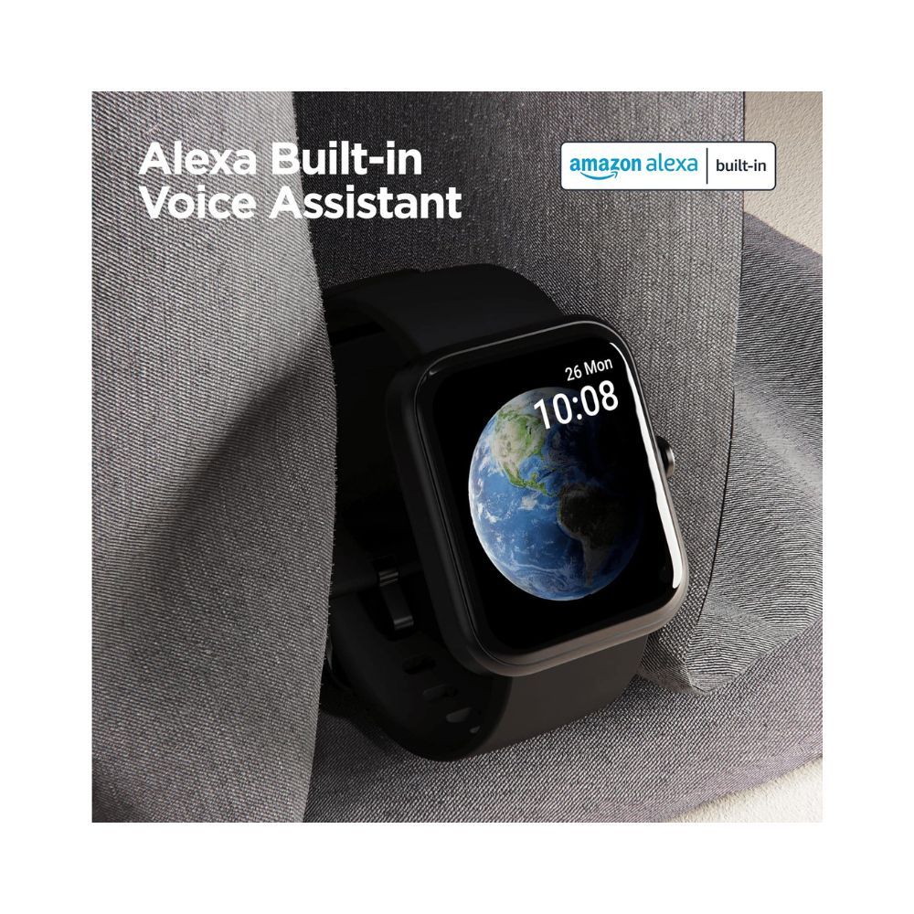 boAt Xtend Smartwatch with Alexa Built-in, 1.69 HD Display, Multiple Watch Faces