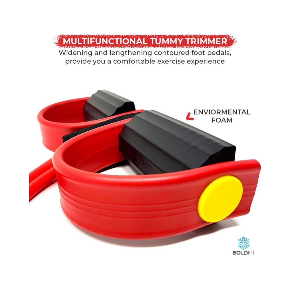 Boldfit Rubber Tummy Trimmer for Men & Women, Waist Fat Buster, Abs Exercise & Body Toner