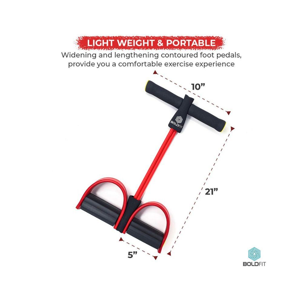 Boldfit Rubber Tummy Trimmer for Men & Women, Waist Fat Buster, Abs Exercise & Body Toner