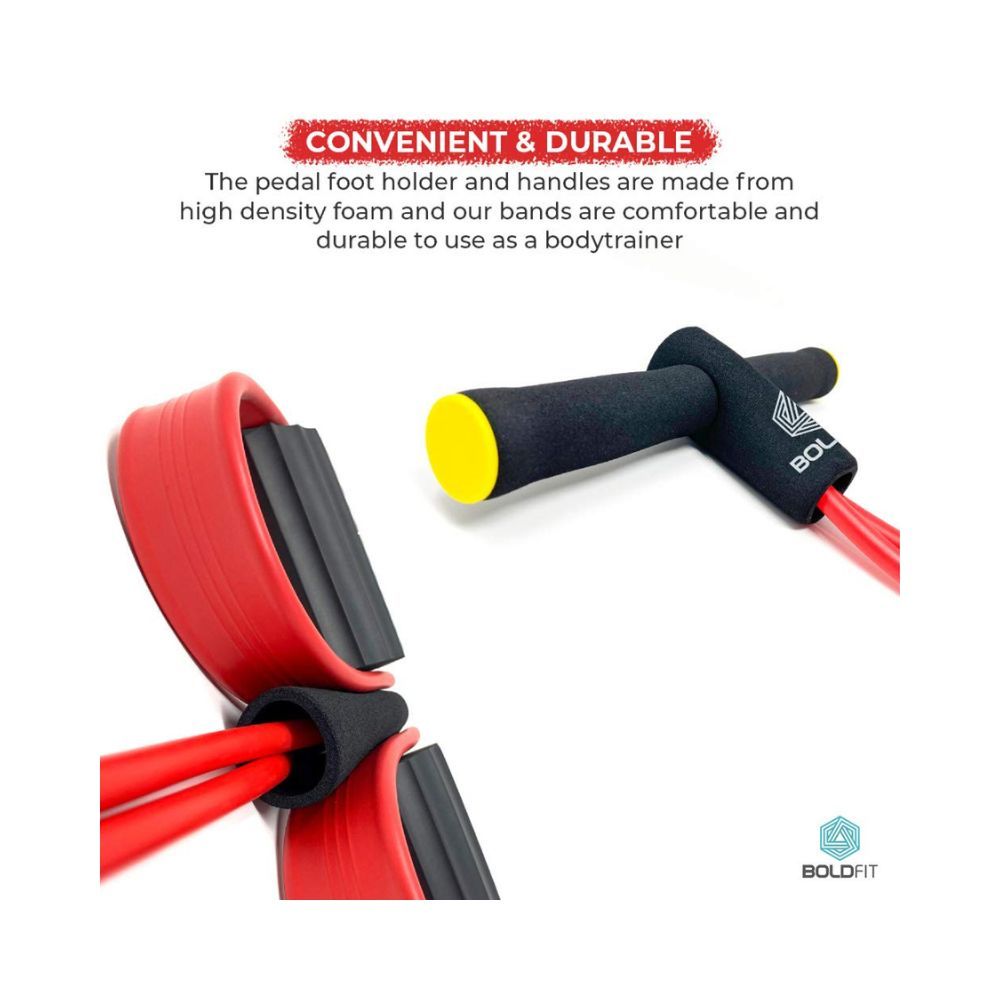 Boldfit Rubber Tummy Trimmer for Men & Women, Waist Fat Buster, Abs Exercise & Body Toner