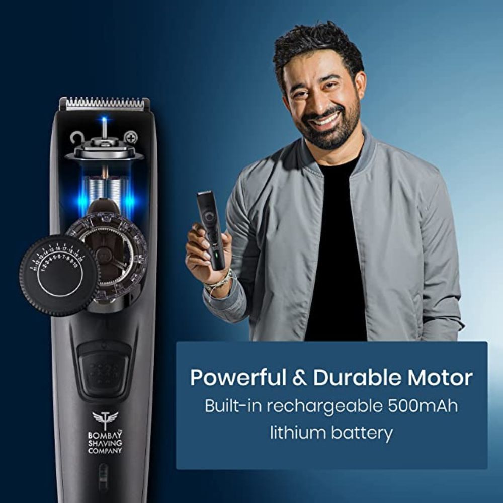 Bombay Shaving Trimmer Men,Flash USB Cable fast Charging (Black)