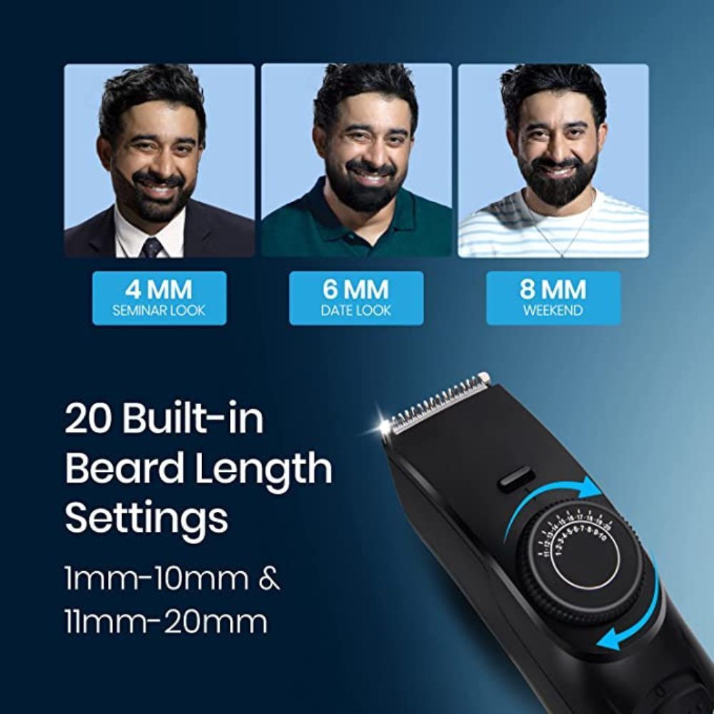 Bombay Shaving Trimmer Men,Flash USB Cable fast Charging (Black)