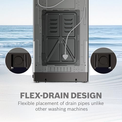Bosch 7 kg Fully Automatic Top Load Washing Machine WOE70AH0IN Medium Grey - product image 3