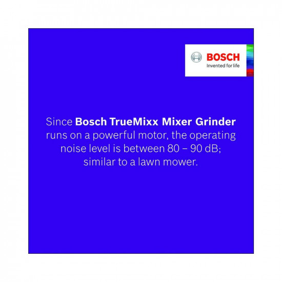 Bosch Appliances TrueMixx Pro Mixer Grinder MGM8642BIN, 750W, 4 Jars, (Black)