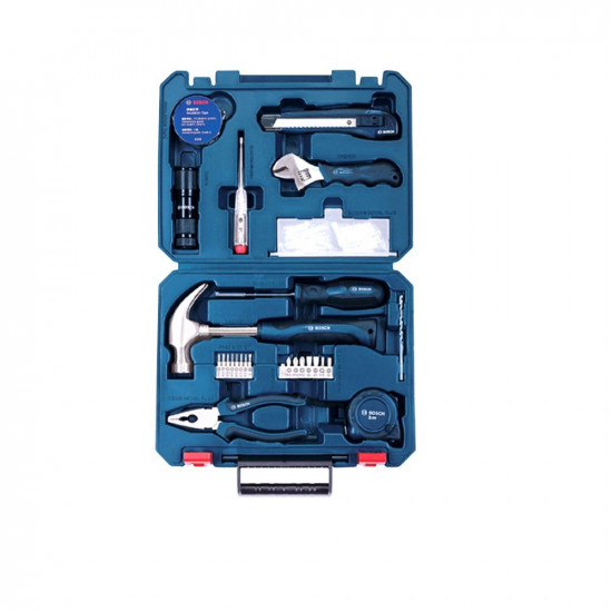 Bosch GSB 500W 500 RE Corded Electric Drill Tool Set Blue
