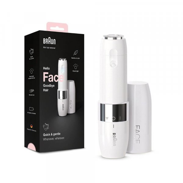 Braun Face Mini Hair Remover FS1000, Electric Facial Hair Removal for Women, Facial Hair Remover, Quick, Gentle &amp; Painless, Finishing