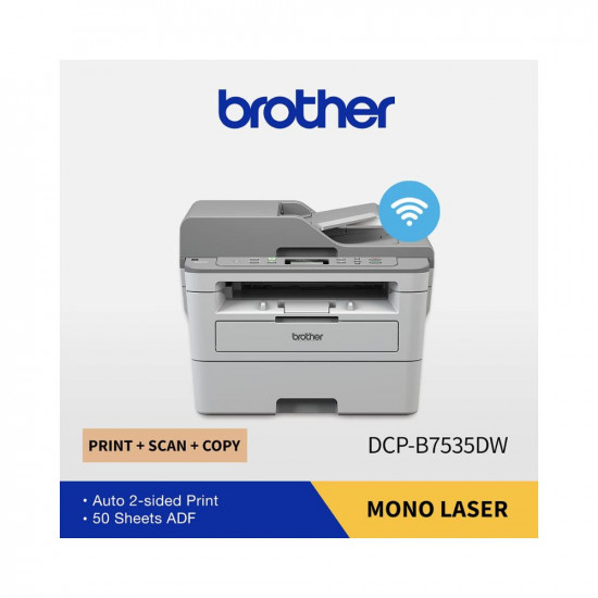 Brother DCP-B7535DW Multi-Function Monochrome Laser Printer