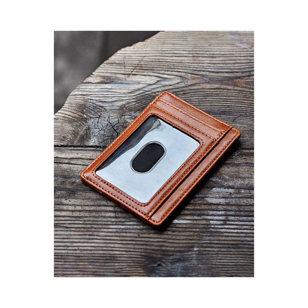 Buffway Brown Leather Men's Wallet (BW-WL-VC-BR)