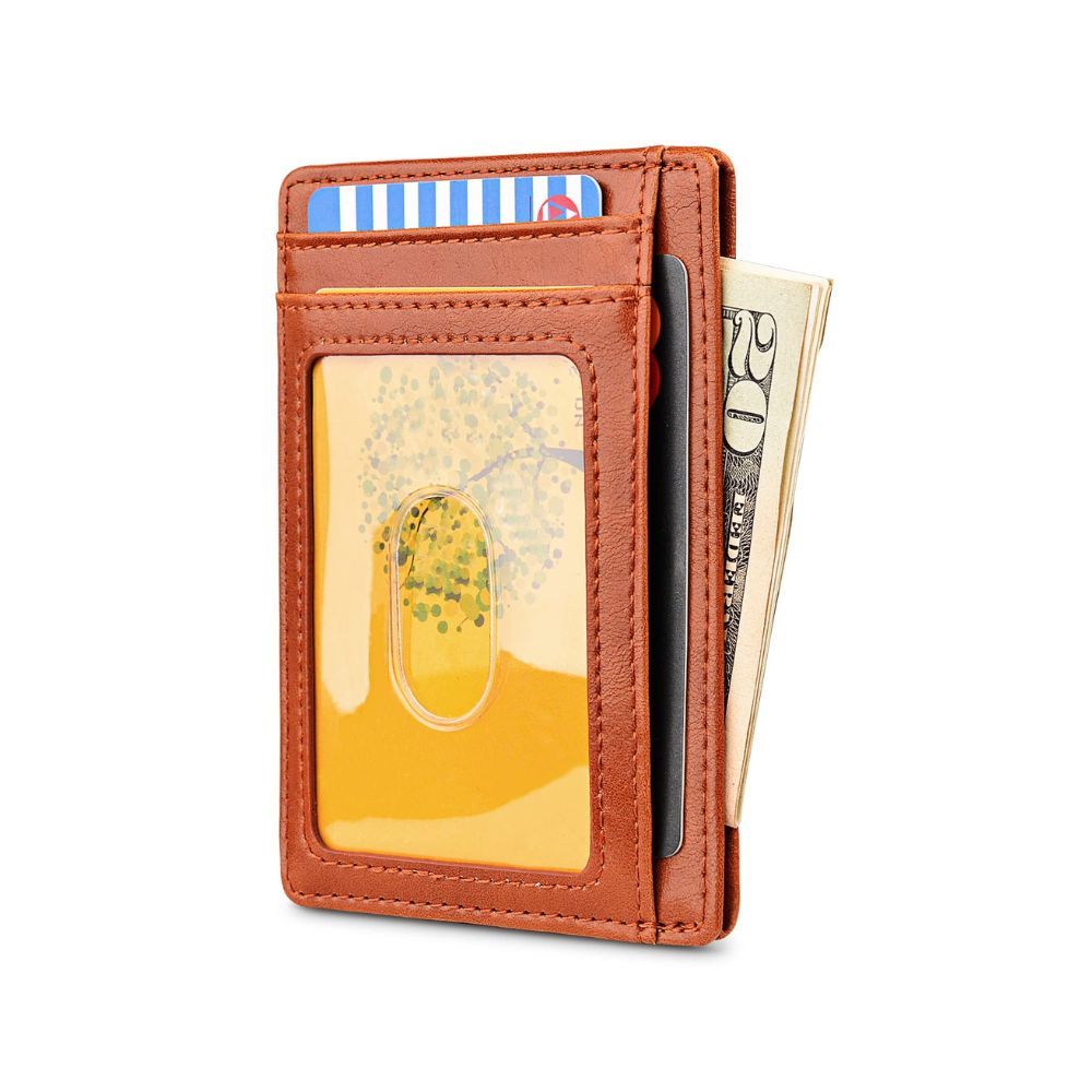 Buffway Brown Leather Men's Wallet (BW-WL-VC-BR)