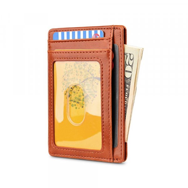 Buffway Brown Leather Men&#039;s Wallet (BW-WL-VC-BR)