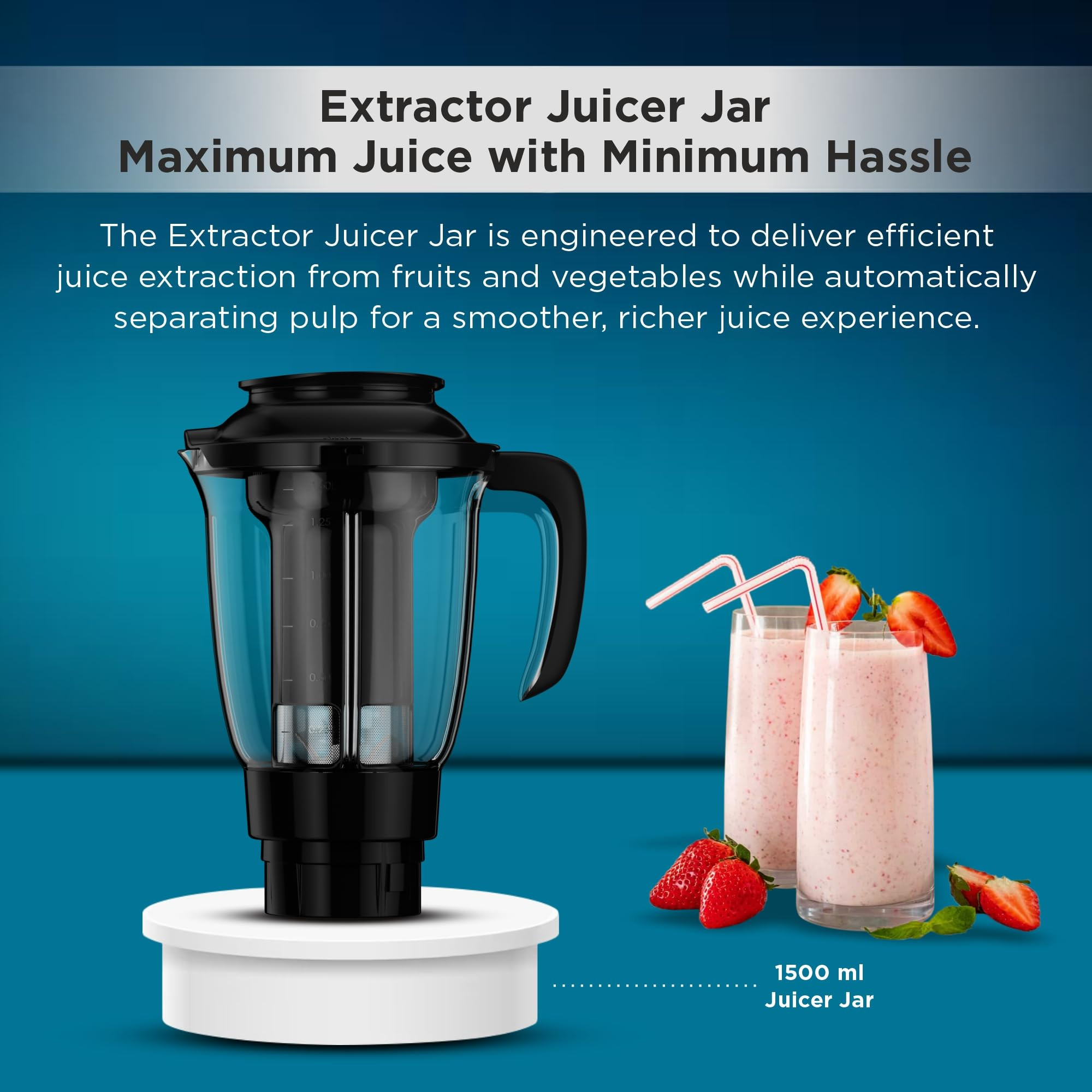 Butterfly Smart Plus 750W Mixer Grinder with 5 Jars  Multipurpose Jars - 3 Stainless Steel1 PC Juicer Jar  1 Grind  Store Jar  Heavy Duty Motor  2 Years Manufacturer Warranty  Ink Blue