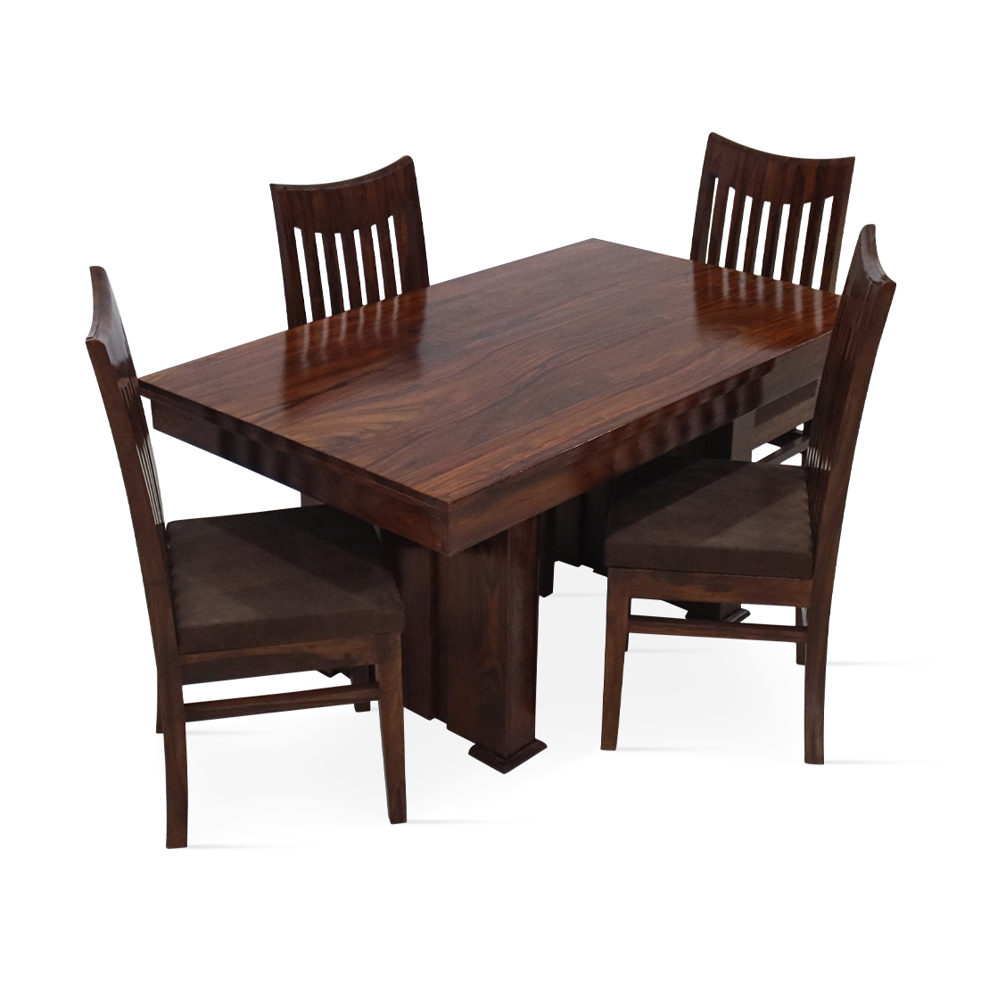 AARAM Wood Furniture Sheesham Wood Dining Table 4  Seater