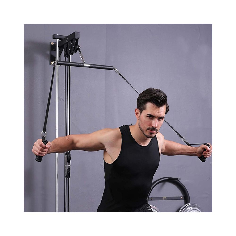 CALANDIS Tricep Rope Straight Bar Cable Machine Equipment Fitness for Rowing Machine