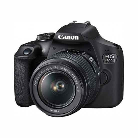 Canon EOS 1500D 24 1 Digital SLR Camera Black with EF S18 55 is II Lens