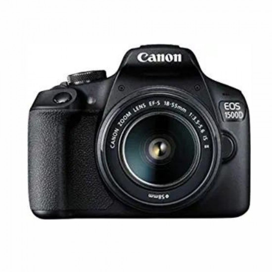 Canon EOS 1500D 24 1 Digital SLR Camera Black with EF S18 55 is II Lens