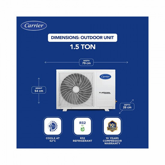 Carrier 1 5 Ton 5 Star AI Flexicool Inverter Split AC Copper
