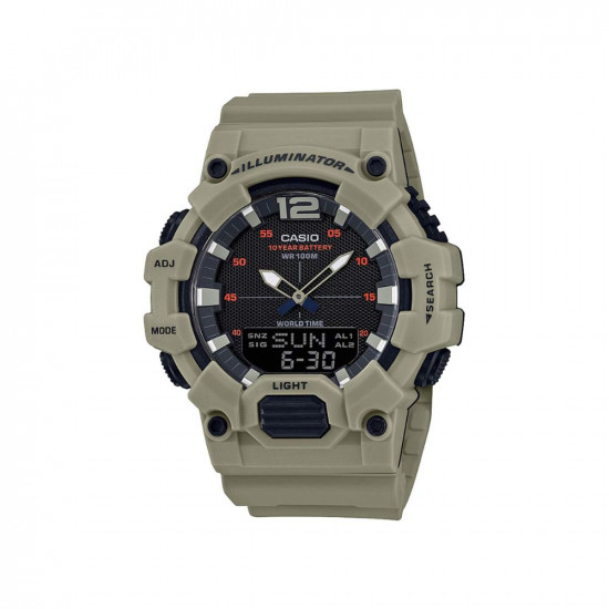 Casio Analog-Digital Black Dial Men's Watch-HDC-700-3A3VDF (D179)