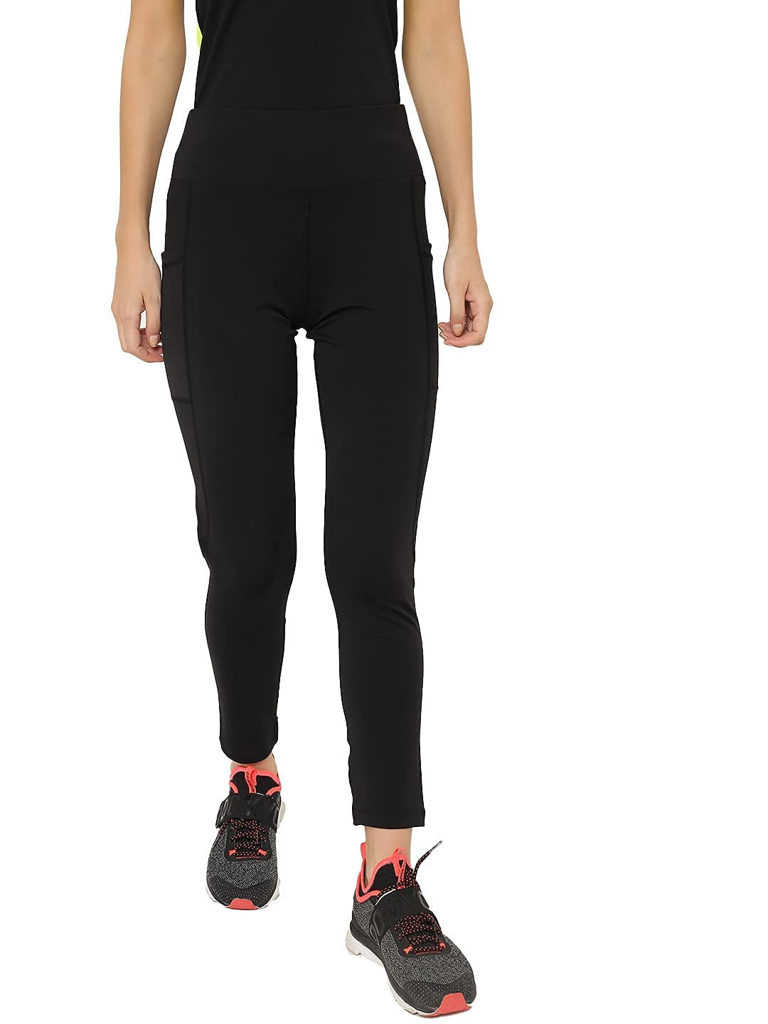 Buy Ansh Fashion Wear Solid Women Black Gym Wear Tights | Track Pants  Online at Best Prices in India - JioMart.