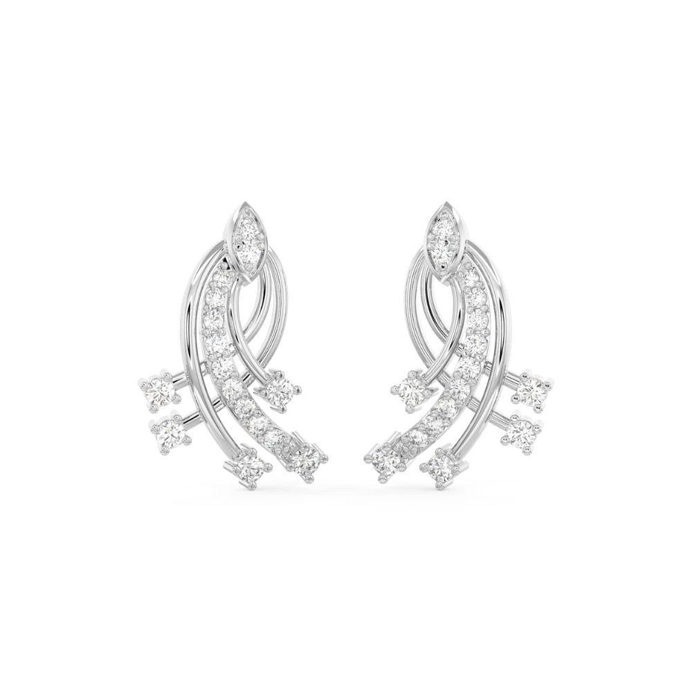 CLARA 925 Sterling Silver Iris Pendant Earring Chain Jewellery Set