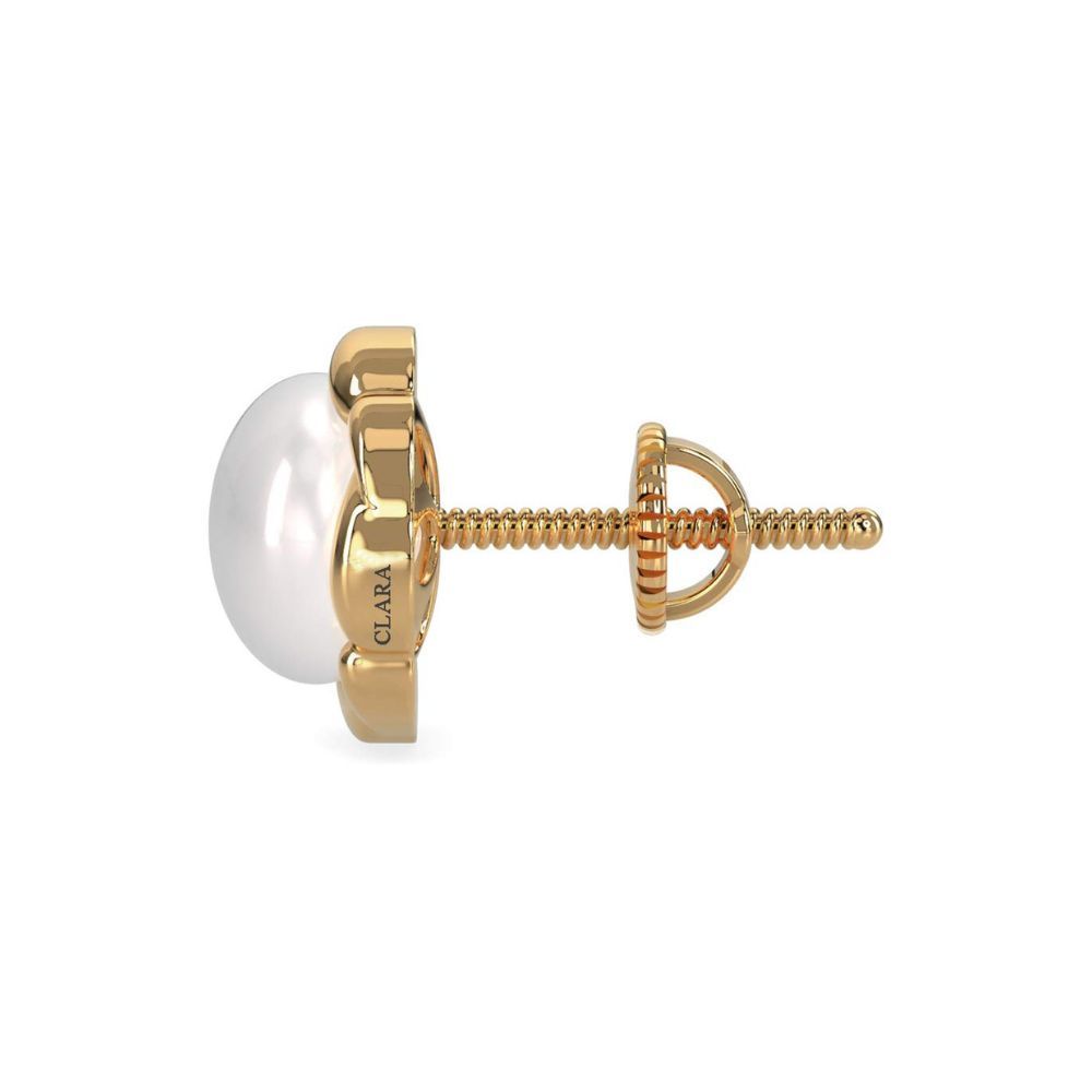 Buy Small Pearl Stud Earrings Gold Freshwater Pearl Earrings Online in  India  Etsy