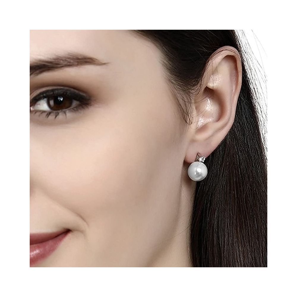 12-13mm Cultured Baroque Pearl Drop Earrings in Sterling Silver |  Ross-Simons