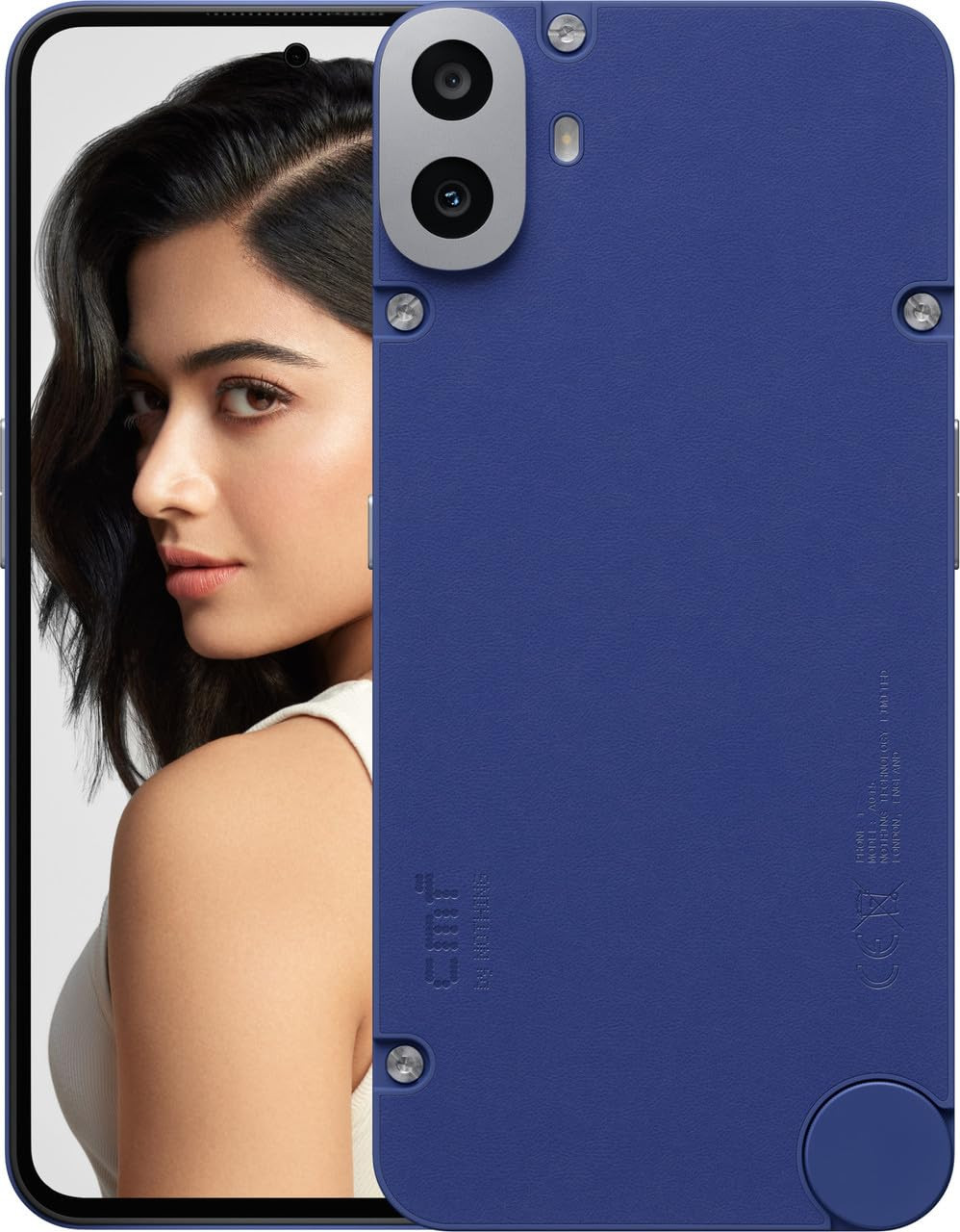 CMF by Nothing Phone 1 5G Blue 6GB RAM 128GB Storage  Expandable Upto 2 TB  50MP2MP  16MP Front Camera  Dimensity 7300 5G Processor  667 AMOLED Display  33W Fast Charging  Designed 2 Last