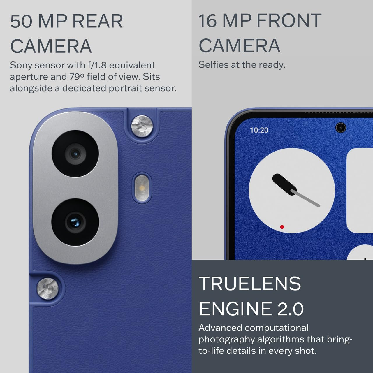 CMF by Nothing Phone 1 5G Blue 6GB RAM 128GB Storage  Expandable Upto 2 TB  50MP2MP  16MP Front Camera  Dimensity 7300 5G Processor  667 AMOLED Display  33W Fast Charging  Designed 2 Last