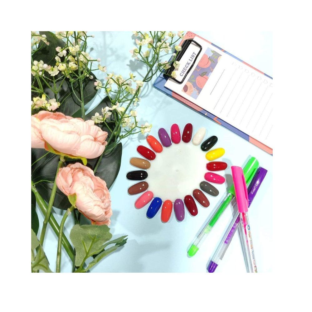 Color Fx Premium Non-Toxic Nail Polish with Glossy Finish in Coral Peach