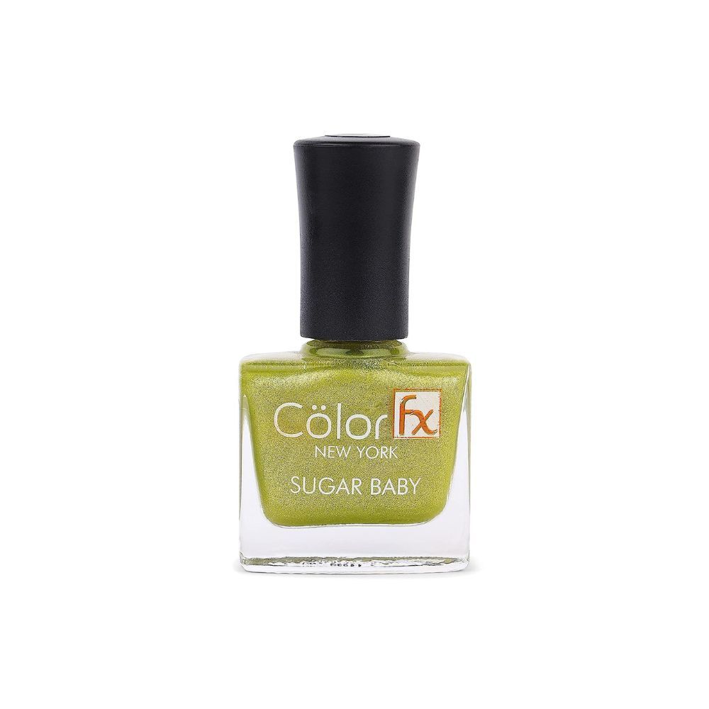 Color Fx Shimmery Matt, Nail Enamel, Yellow Gel Like Finish, Non-Toxic, Non Yellowing, Long Lasting-9ml.