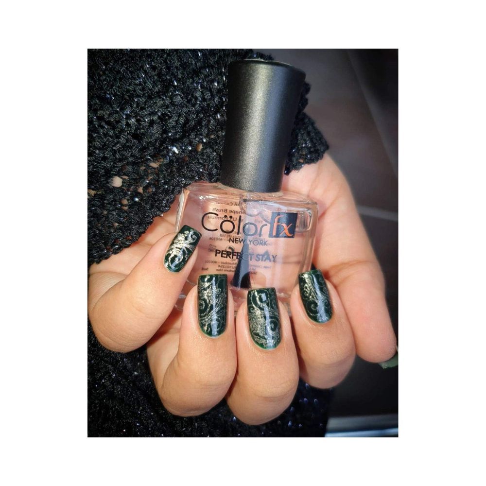 Color Fx Top Coat Matte Nail Enamel, Transparent