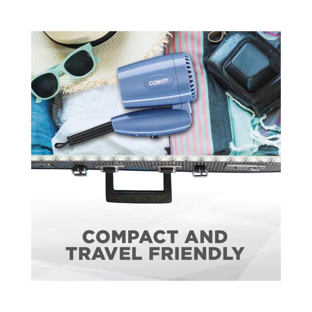 Conair 124anp Mini Compact Folding Hair Dryer