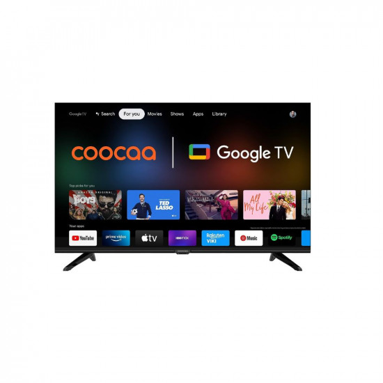 coocaa 80 cm (32 inches) Frameless Series HD Ready Smart IPS Google LED TV 32Z72 (Black)