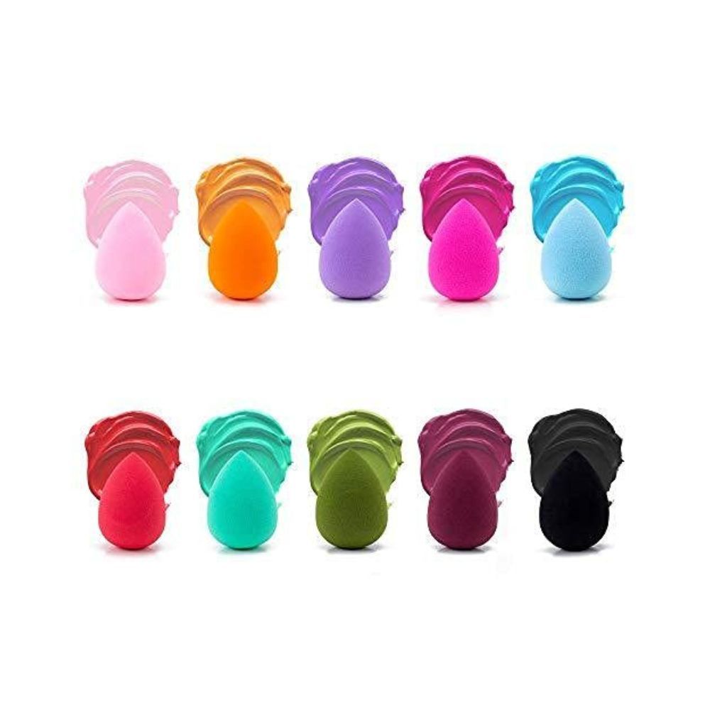 Cosluxe 10 Pcs Beauty Blender Makeup Sponge Set