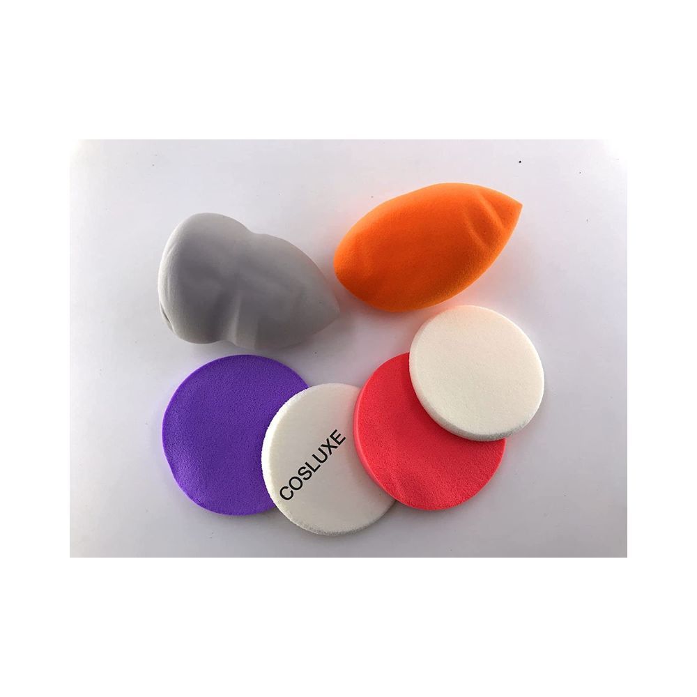 Cosluxe Professional 6 in 1 Makeup Sponge (Multicolour) Cotton Pad